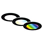 Briloner Led-inbouwspotset (Zwart, 3 st.) | BAUHAUS