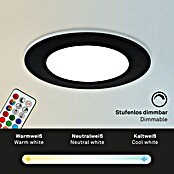 Briloner Led-inbouwspotset (Zwart, 3 st.) | BAUHAUS
