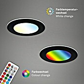 Briloner Led-inbouwspotset (Zwart, 3 st.) | BAUHAUS