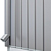 Biohort HighLine Regenfallrohr-Set (Passend für: Biohort Gerätehaus HighLine, Quarzgrau Metallic, 205,5 cm)