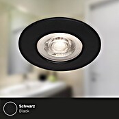 Briloner Led-inbouwspotset Kulana (Zwart, 3 st., Warm wit) | BAUHAUS