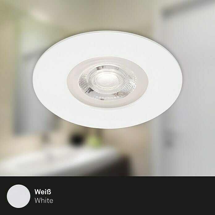 Briloner Led-inbouwspotset Kulana (Wit, 3 st., Warm wit) | BAUHAUS