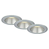 Briloner Led-inbouwspotset (Ø x h: 95 x 54 mm, Chroom, 3 st., Warm wit) | BAUHAUS