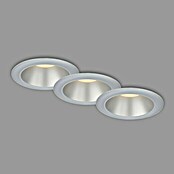 Briloner Led-inbouwspotset (Ø x h: 95 x 54 mm, Chroom, 3 st., Warm wit) | BAUHAUS