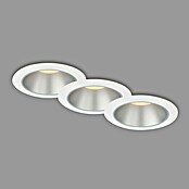 Briloner Led-inbouwspotset (Ø x h: 95 x 54 mm, Wit/Zilver) | BAUHAUS