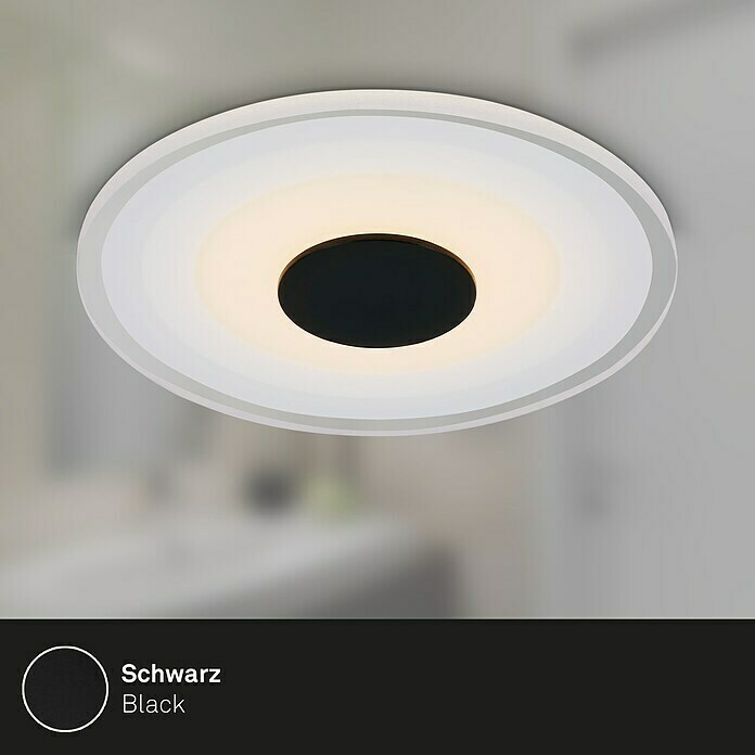 Briloner Led-inbouwspotset (Ø x h: 120 x 36 mm, Wit/Zwart, 3 st.) | BAUHAUS