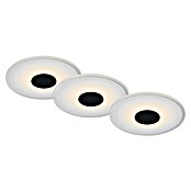 Briloner Led-inbouwspotset (Ø x h: 120 x 36 mm, Wit/Zwart, 3 st.) | BAUHAUS