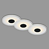 Briloner Led-inbouwspotset (Ø x h: 120 x 36 mm, Wit/Zwart) | BAUHAUS