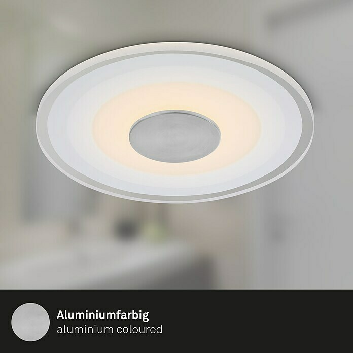 Briloner Led-inbouwspotset (Ø x h: 120 x 36 mm, Aluminium, 3 st.) | BAUHAUS