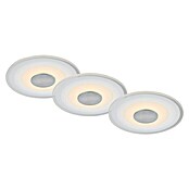 Briloner Led-inbouwspotset (Ø x h: 120 x 36 mm, Aluminium, 3 st.) | BAUHAUS