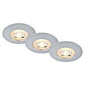 Briloner Led-inbouwspotset (Ø x h: 68 x 25 mm, Chroom, 3 st., Warm wit) | BAUHAUS