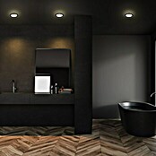 Briloner Led-inbouwspotset (Ø x h: 84 cm x 36,5 mm, Zwart, 3 st., Warm wit) | BAUHAUS