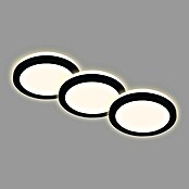 Briloner Led-inbouwspotset (Ø x h: 84 cm x 36,5 mm, Zwart, 3 st., Warm wit) | BAUHAUS