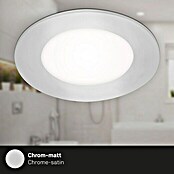Briloner Led-inbouwspotset Slank (Ø x h: 86 cm x 30 mm, Chroom, 3 st., Neutraal wit) | BAUHAUS
