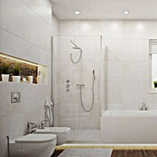 Briloner Led-inbouwspotset Slank (Ø x h: 86 cm x 30 mm, Chroom, 3 st., Neutraal wit) | BAUHAUS