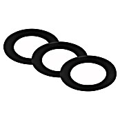 Briloner Led-inbouwspotset Slank (Ø x h: 86 cm x 30 mm, Zwart, 3 st., Neutraal wit) | BAUHAUS