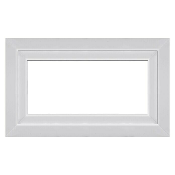 Solid Elements Kunststofffenster Q60 (B x H: 100 x 60 cm, DIN Anschlag: Rechts, Weiß)