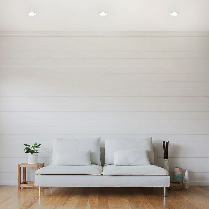 Briloner Led-inbouwspotset (Ø x h: 86 cm x 30 mm, Wit, 3 st., Neutraal wit) | BAUHAUS