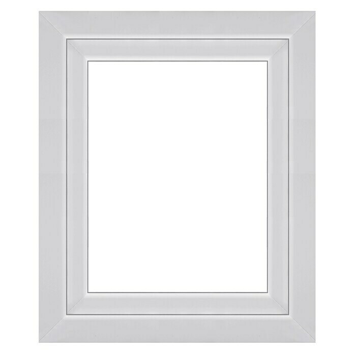 Solid Elements Kunststofffenster Q60 (B x H: 75 x 90 cm, DIN Anschlag: Links, Weiß)