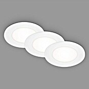 Briloner Led-inbouwspotset (Ø x h: 86 cm x 30 mm, Wit, 3 st., Neutraal wit) | BAUHAUS