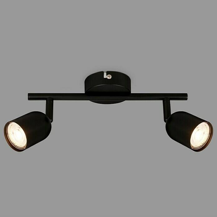 Briloner Plafondspot (l x b x h: 275 x 80 x 100 mm, Zwart, GU10) | BAUHAUS