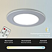 Briloner Led-inbouwspotset (Ø x h: 92 x 45 mm, Chroom, 3 st.) | BAUHAUS