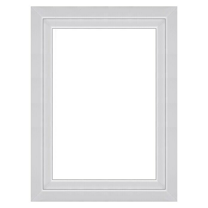 Solid Elements Kunststofffenster Q60 (B x H: 90 x 120 cm, DIN Anschlag: Links, Weiß)