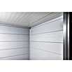 Telluria Pavillon Singolo 4836 inkl. Elektro-Set (Außenmaß inkl. Dachüberstand (B x T): 508 x 388 cm, Stahl, Lichtgrau, Inkl. Innenwandverkleidung, Fenster links & Elektro-Set) | BAUHAUS