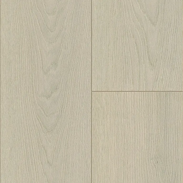 LOGOCLIC Aquaprotect Laminat - Mistery Oak, Landhausdiele, 1.288 x 195 x 8 mm - Helle Holzstruktur: Drei Paneele mit Maserung und subtilen Farbunterschieden, ideal für Bodenbeläge oder Wandverkleidungen.
