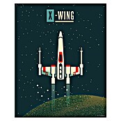 Komar Star Wars Poster (Star Wars - Geeky X-Wing, B x H: 40 x 50 cm) | BAUHAUS