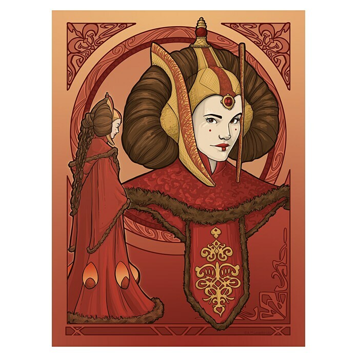 Komar Star Wars Poster (Star Wars - Queen Padmé Amidala, B x H: 30 x 40 cm) | BAUHAUS