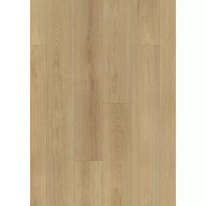 Krono Original Laminat Organic Clever Long Silent - Farrow Montreux Oak, Landhausdiele, 2.003 x 245 x 7 mm - Hellbrauner Holzlaminatboden mit natürlicher Maserung.