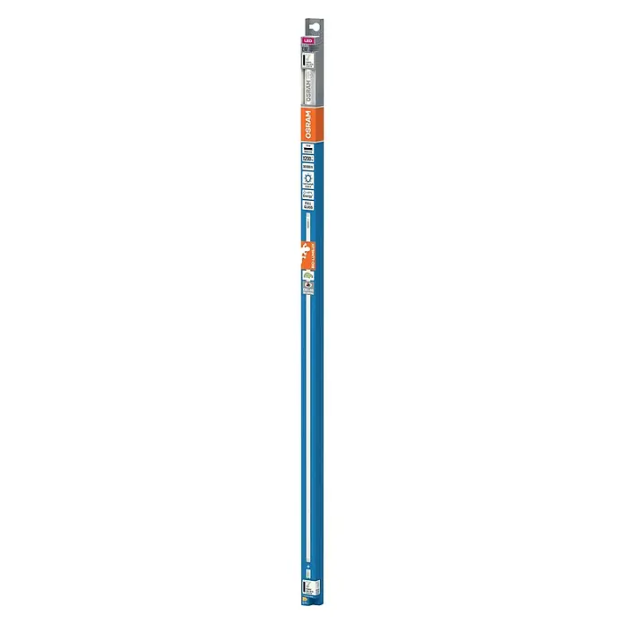 Osram LED-Röhre Biolux - Länge: 90 cm, Tageslichtweiß, G13 - Nahaufnahme einer OSRAM LED-Röhre, ideal für energieeffiziente Beleuchtung und lange Lebensdauer.
