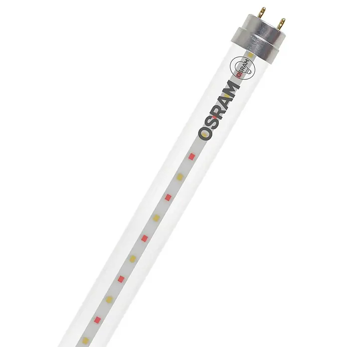 Osram LED-Röhre Fluora - Länge: 120 cm, 1.150 lm, G13 - Produktbild einer LED-Röhre der Marke Osram, die eine energieeffiziente und langlebige Beleuchtungsoption darstellt.