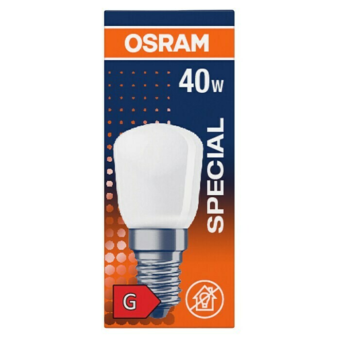 Osram Backofenlampe SPECIAL OVEN T (E14, Warmweiß, 300 lm, 40 W, Matt) | BAUHAUS