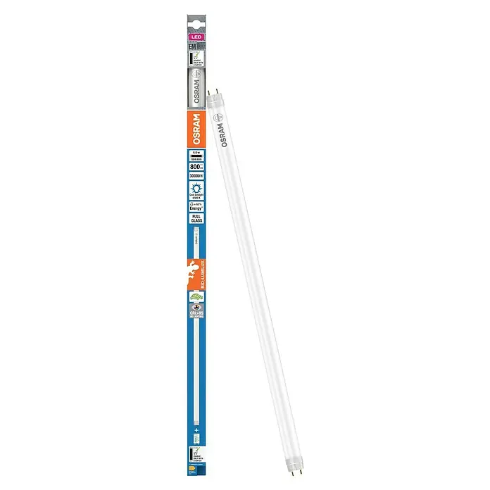 Osram LED-Röhre Biolux - Länge: 60 cm, Tageslichtweiß, 6,6 W, G13 - Osram LED-Röhre Bio-LUMILUX, 6.6W, 604mm, 800lm, 30000h Lebensdauer, für Terrarien mit Reptilien und Amphibien.