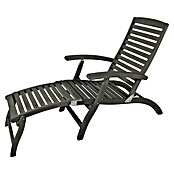 Garten-Liegestuhl Deckchair (Grey Washed, Akazie, Rückenlehne verstellbar) | BAUHAUS