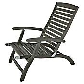 Garten-Liegestuhl Deckchair (Grey Washed, Akazie, Rückenlehne verstellbar) | BAUHAUS