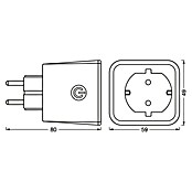 Ledvance Smart+ WiFi Smart-Steckdose Solar (Innen, Weiß) | BAUHAUS