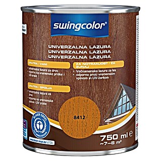 swingcolor Lazura za drvo (Tikovina, Svilenkasti sjaj, 750 ml)