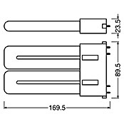 Osram LED Leuchtstoffröhre DULUX LED F 2G10 (Länge: 16,95 cm, Nicht Dimmbar, Kaltweiß, 1.500 lm, 12 W) | BAUHAUS