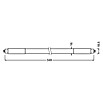Osram Tubo LED (Largo: 56,3 cm, Blanco frío, 7 W, 900 lm, G5) | BAUHAUS
