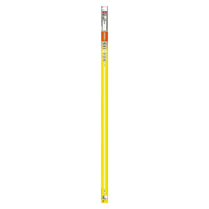 Osram LED-Röhre Tube T8 EM - Länge: 106,1 cm, Warmweiß, 11,6 W, 1.260 lm, G13 - Die Abbildung zeigt eine OSRAM LED Röhre mit 10.5 Watt und 1200 Lumen, die eine Energieeffizienz von D bis E aufweist.