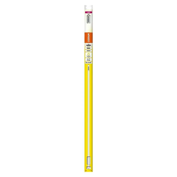 Osram LED-Röhre T5 - Länge: 86,3 cm, Warmweiß, 10 W, 1.350 lm, G5 - Produktbild einer OSRAM LED Röhre mit warmweißem Licht, ideal für den Einsatz in Innenräumen, energieeffizient.