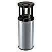 Hailo Profiline Ascher-Papierkorb SafePlus (45 l, Ø x H: 33 x 92 cm, Silber)