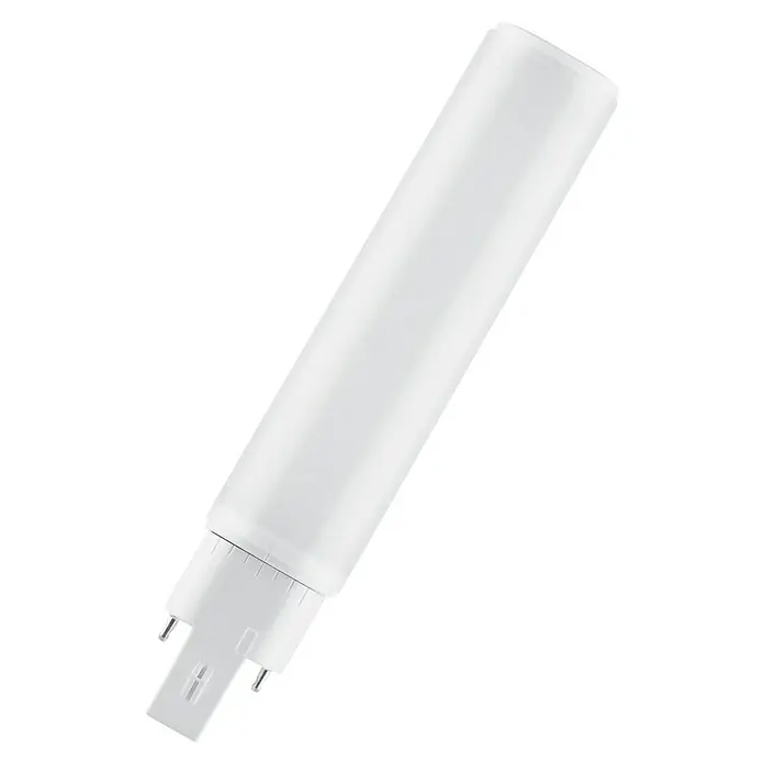 Osram LED-Röhre DULUX LED D/E - Länge: 16,98 cm, Warmweiß, 10 W, 990 lm, G24q-3 - Das Bild zeigt eine LED-Lampe, die sich durch ihre Energieeffizienz und lange Lebensdauer auszeichnet. Sie ist für verschiedene Beleuchtungsanwendungen geeignet.