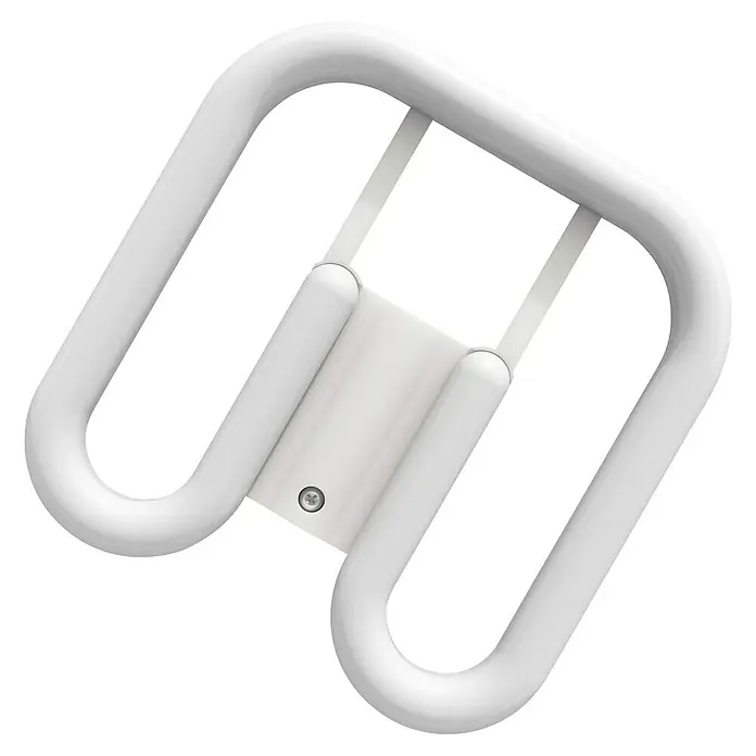 Osram LED-Röhre DULUX LED SQ - Länge: 13,7 cm, Warmweiß, 7 W, 720 lm, GR8, 3.000 K - Wandmontierter, weißer Handlauf für Badezimmer, der Sicherheit und Stabilität bietet. Ideal für ältere Menschen oder Personen mit eingeschränkter Mobilität.