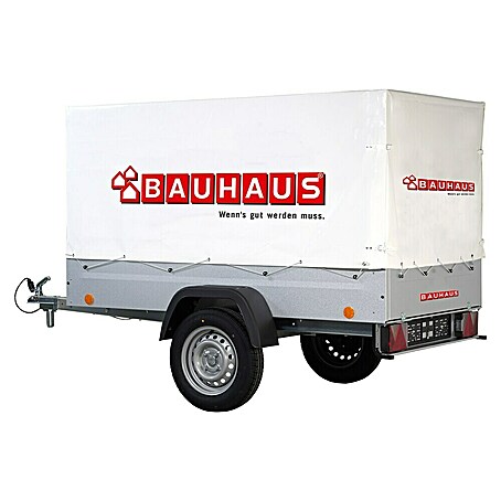 Anhänger Tieflader TL-EU2 Set mit BAUHAUS-Hochplane (Nutzlast: 635 kg, Kasteninnenmaß: 202 x 107,5 x 34,5 cm, Ungebremst)