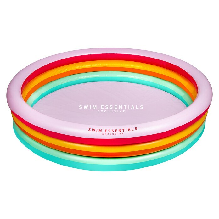 Swim Essentials Planschbecken (Ø x H: 150 x 30 cm, Dekor: Regenbogen) | BAUHAUS