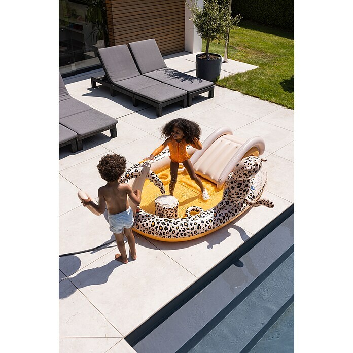 Swim Essentials Piscina hinchable (203 x 173 x 89 cm, Leopardo) | BAUHAUS